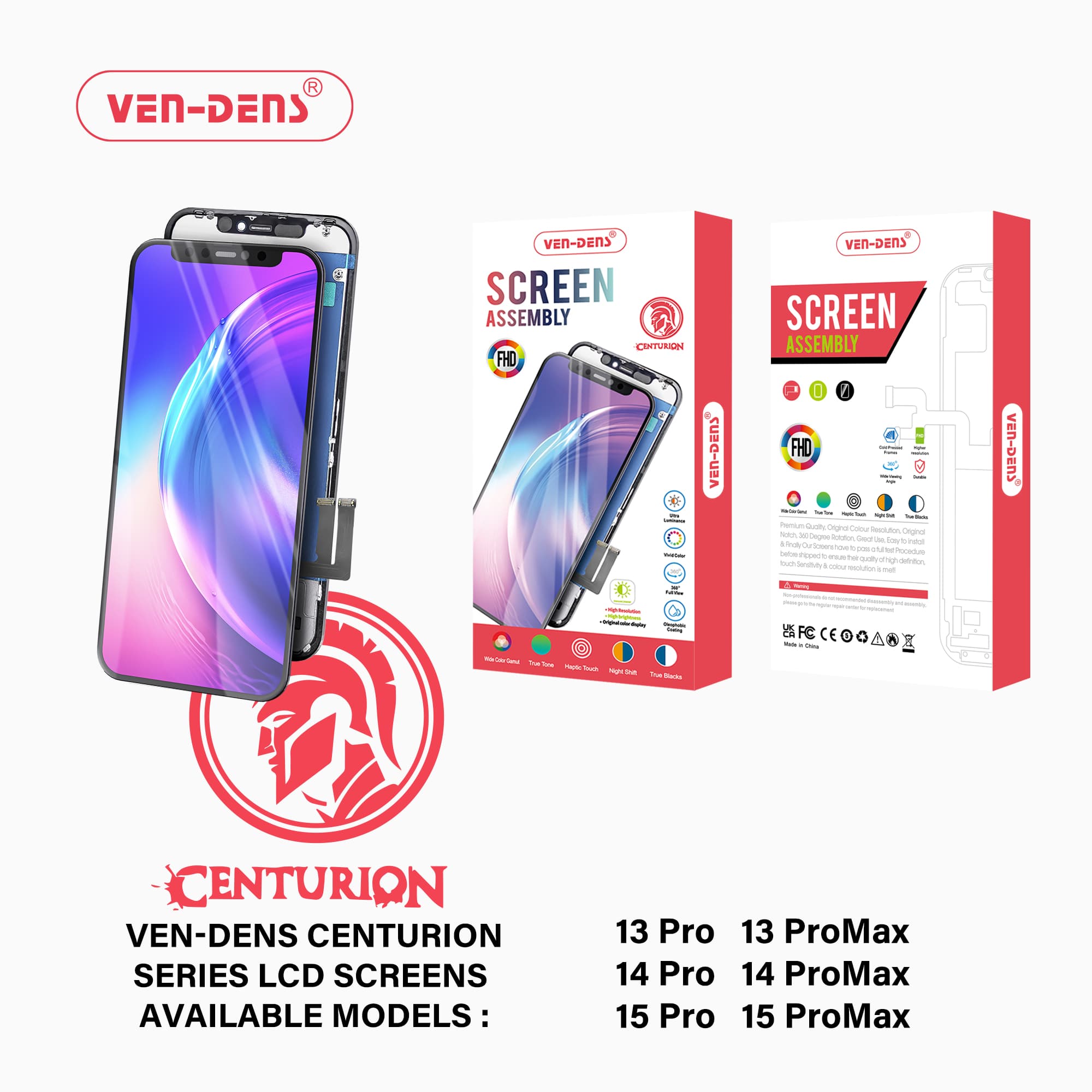 VEN-DENS CENTURION SERIES CENTURION SOFT OLED SCREENS FOR SAMSUNG S25+ W/F